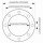 Flachdichtung, rund, JIS B2220 10K, DN 20, PN 10, 100,00 x 28,00 x 2,00, LK 75,00, 4 Loch á 15,00, Klingersil C4400