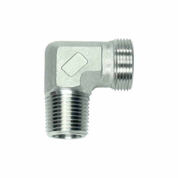 Winkel-Einschraub-Verschraubung, WE-LL-06-M 8x1-k-OMD, Edelstahl 1.4571