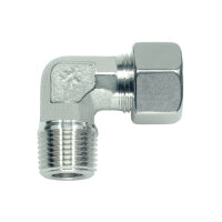 Winkel-Einschraub-Verschraubung, WE-L-10-1/8"-NPT, Edelstahl 1.4571