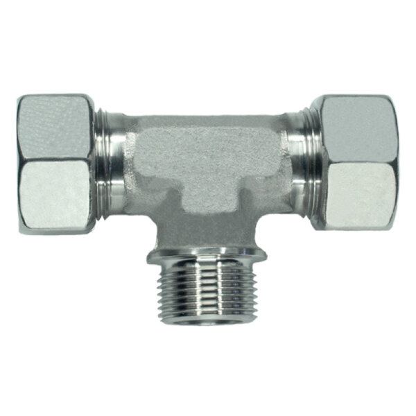 T-Einschraub-Verschraubung, TE-L-28-M 33x2-z, Edelstahl 1.4571
