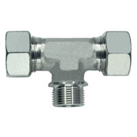 T-Einschraub-Verschraubung, TE-L-28-M 33x2-z, Edelstahl 1.4571