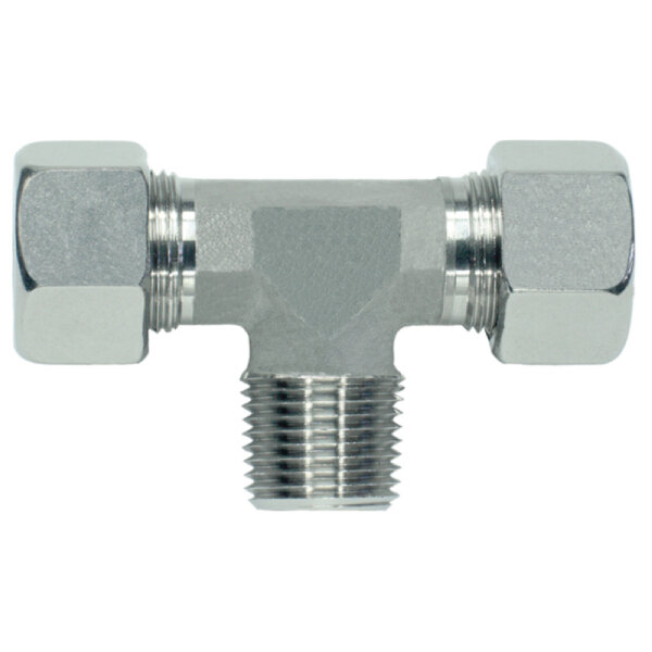 T-Einschraub-Verschraubung, TE-LL-06-1/8"-NPT, Edelstahl 1.4571