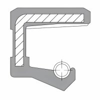 Radialwellendichtring, DIN 3760, A, 20,00 x 28,00 x 7,00, FKM, WEDI 20/28/7A-V