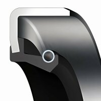 Radialwellendichtring, DIN 3760, B, 10,00 x 19,00 x 7,00, NBR, WEDI 10/19/7B