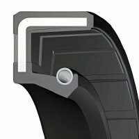 Radialwellendichtring, DIN 3760, A, 115,00 x 140,00 x...