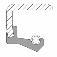 Radialwellendichtring, DIN 3760, B, 115,00 x 140,00 x 12,00, NBR, WEDI 115/140/12B