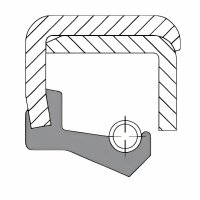 Radialwellendichtring, DIN 3760, C, 115,00 x 140,00 x 12,00, NBR, WEDI 115/140/12C