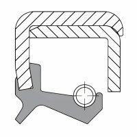 Radialwellendichtring, DIN 3760, CS, 160,00 x 180,00 x 15,00, NBR, WEDI 160/180/15CS