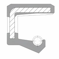 Dichtomatik Radialwellendichtring, DIN 3760, A, 205,00 x 250,00 x 16,00, NBR, W205-250-16 BA