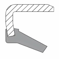 Radialwellendichtring, DIN 3760, BOF, 25,00 x 32,00 x 4,00, NBR, WEDI 25/32/4BO