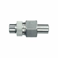 Schweißkegel-Verschraubung, ASV-K-38x7, Edelstahl 1.4571 / NBR