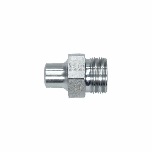 Schweißkegel-Verschraubung, ASV-K-14x3-OMD, Edelstahl 1.4571 / NBR