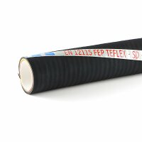 Chemieschlauch, 13,00 x 6,25 mm, FEP/EPDM, Stahlspirale,...